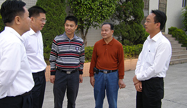 河源市市局黨組書記、市稅務局局長嚴貴楊一行蒞臨我司視察指導工作