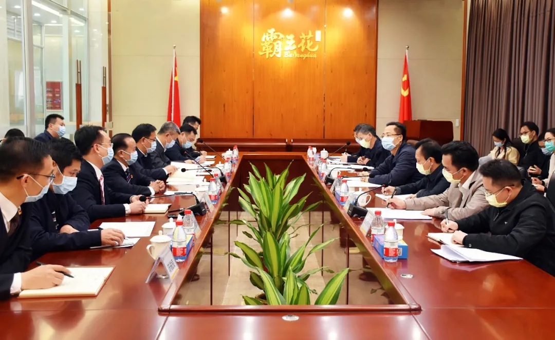 河源市長(zhǎng)林濤到廣東霸王花集團(tuán)調(diào)研指導(dǎo)工作
